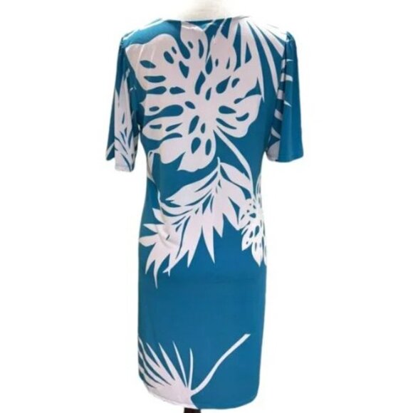 NWT Alexander + Oak Blue Size S Bust 38" Length 36" 93" Polyester 7% spandex - Picture 6 of 7